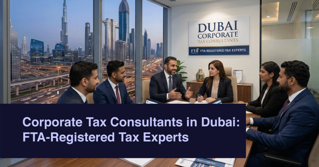Corporate Tax Consultants in Dubai | FTA-Registered Tax Experts