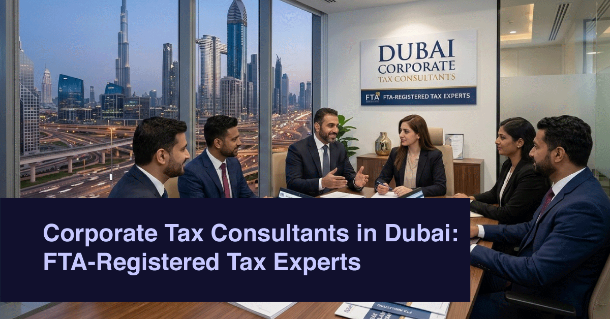 Corporate Tax Consultants in Dubai | FTA-Registered Tax Experts